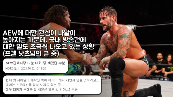 현재 WWE 팬들 뒷목잡는 상황